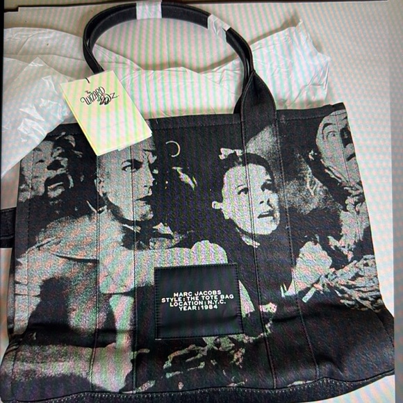 👠🌟👠 MARC JACOBS X THE WIZARD OF OZ  FRIENDS OF DOROTHY LARGE DEMIM TOTE 👠 NWT 👠 - Picture 8 of 16